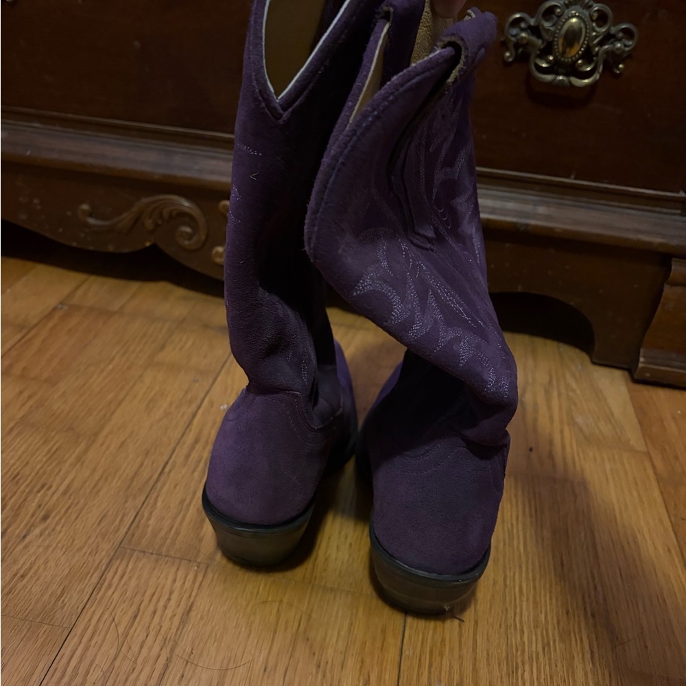 Idyllwind Purple Heeled Western Boots - Picture 3 of 3